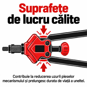 Suprafețe de lucru călite