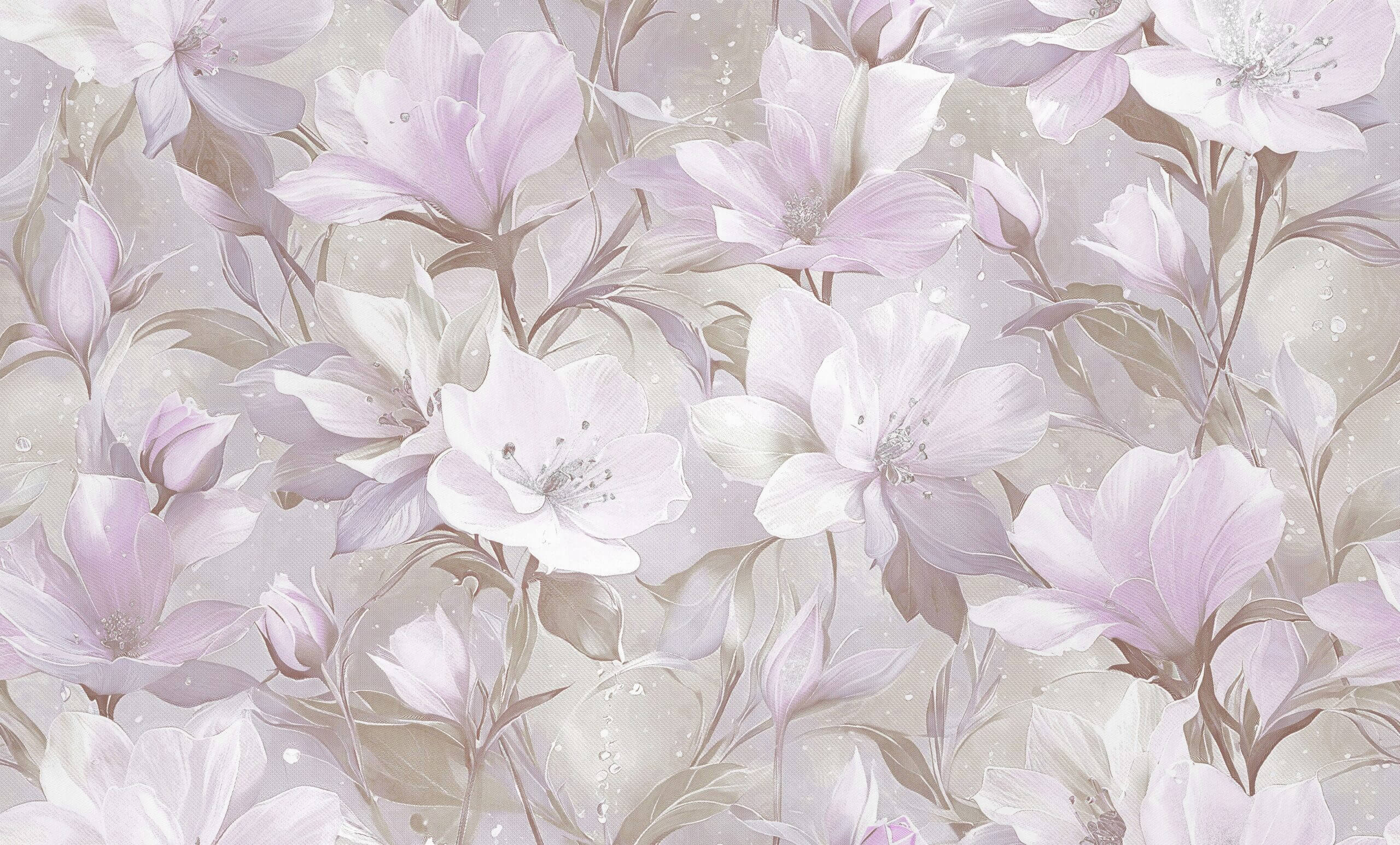 Tapet vinilic floral VILIA Penelopa 2224-91 gri