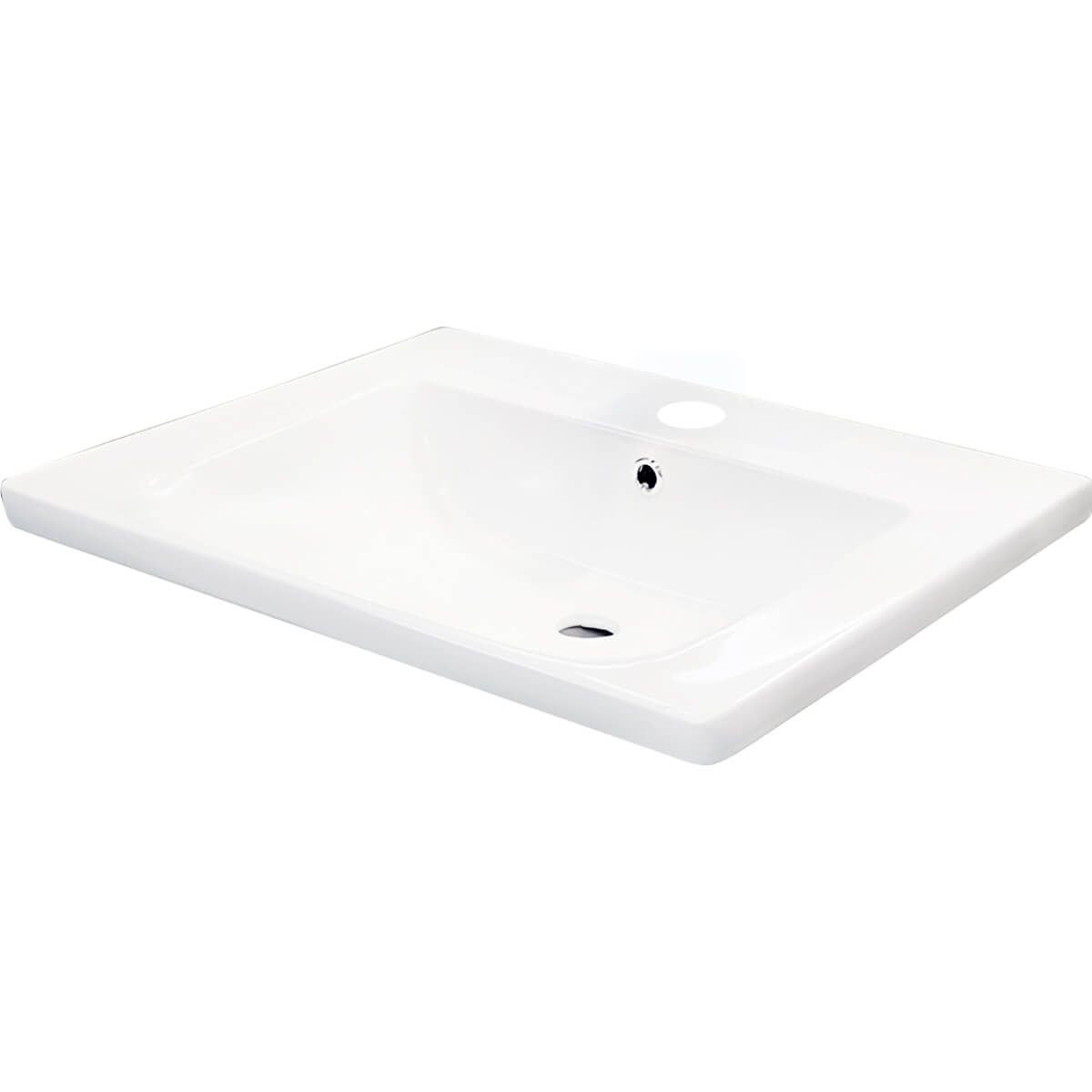 Lavoar Nomi Argo 700 x 460 x 165 mm, aplicat, alb