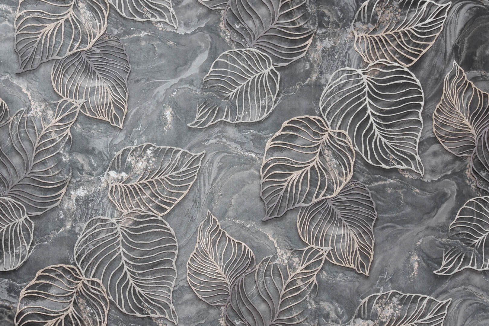 Обои виниловые на флизелиновой основе Артекс Стэлла 11275-06, графит, 1,06х10 м