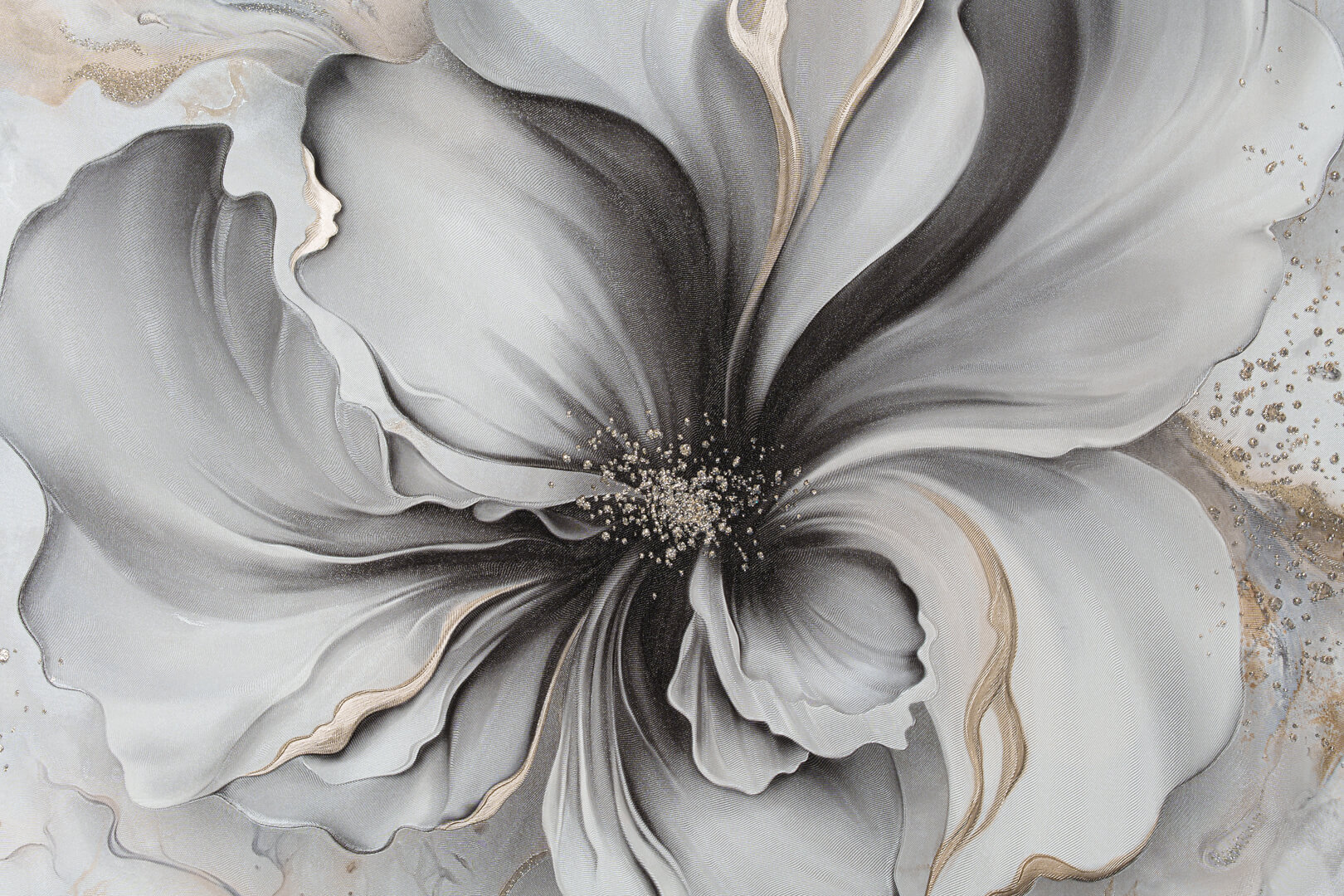 Обои виниловые на флизелиновой основе Артекс Айрин 11309-03, серые, 1,06х10 м