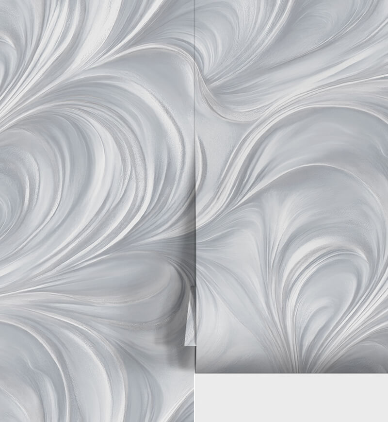 Tapet vinil pe flizelină Wallsecret Elastica 9122-24, embosare la cald, gri, 1,06 x 10,05 m, lavabil