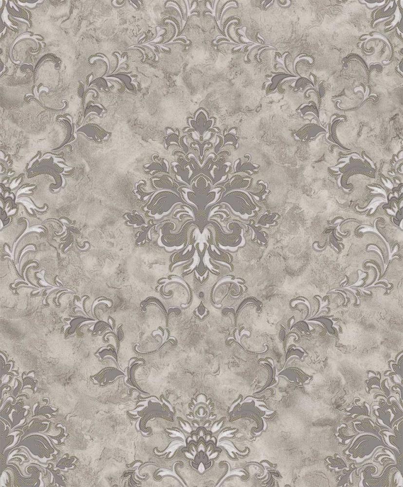 Обои виниловые на бумажной основе Саратовские Обои Кардинал 02 коричневый 0,53 х 10,05 м