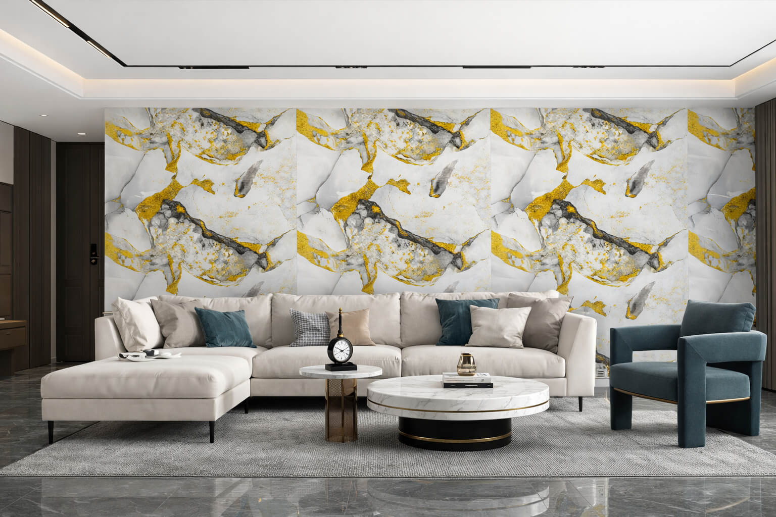 Самоклеящаяся панель ПВХ под мрамор, 1220х2800х2,3 мм, в рулоне 627D1 K3