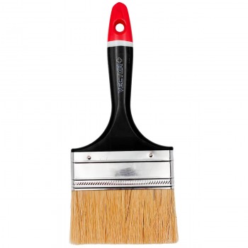 Perie plată VECTOR+ 75 mm fibre naturale, cu mâner din lemn (Art. 54330)