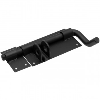 Zăvor aplicat KOLO pentru lacăt suspendat, 16x200 mm, negru mat