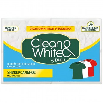 gipoallergennoe-khozjajjstvennoe-mylo-duru-clean-white-multipurpose-tverdoe-universal-noe-sredstvo-dlja-chistoty-i-belizny-4-sht-po-120-g