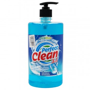 Gel pentru spălat vase EcoMax Perfect Clean 3 în 1, 1 L, universal, cu dozator