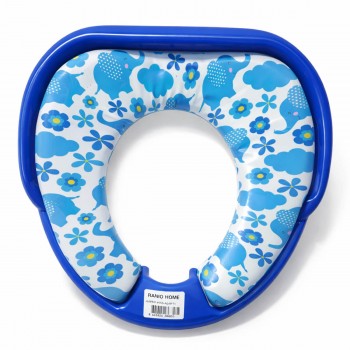 Сиденье на унитаз детское мягкое PU с ручками BANIO HOME 6563