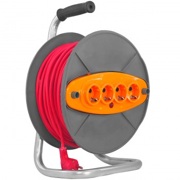 Prelungitor de putere Primaflex MKA1535 cu împământare 16 A, 35 m, 3 x 1.5 mm, 220 V, 4 prize