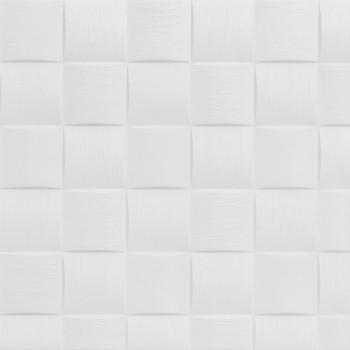 Panou pentru tavan din PVC decorativ tip 119, alb, 50x50 cm, 1,9 mm, pachet 2 m2