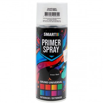 Grund spray universal Smart Color, negru, 350 g (400 ml), uscare rapidă