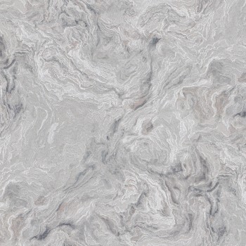 Tapete vinil pe bază de hârtie BELVINIL Persia 0,53 x 10 m gri 0484-22