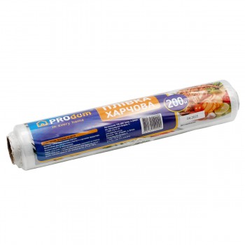 Peliculă alimentară ProDom 200 m x 28 cm, rulou