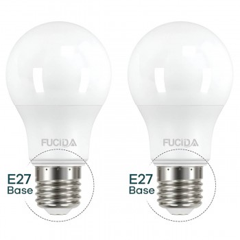 Bec LED Fucida A60 9 W 900 lm 4000 K lumină neutră E27 FA2367 (set de 2 bucăți 1+1)