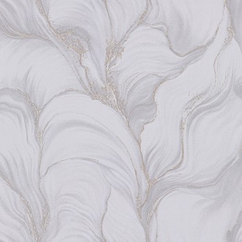 Обои виниловые на флизелиновой основе БЕЛВИНИЛ Эйфория 1,06х10 м светло-серый 5527-61