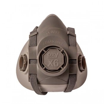 Semimască respirator OXYLINE TPR partea din față X6 mărime M
