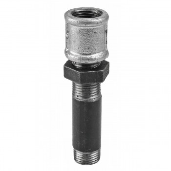Zgon HYDRO-S 3/4 filet extern x 100 mm din oțel (mufă + contrapiuliță) 1090034