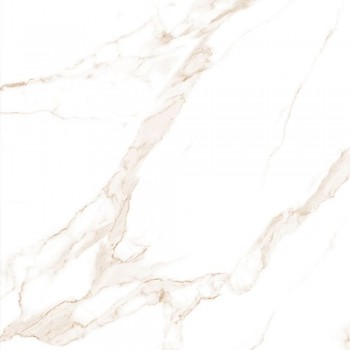 Gresie porțelanată pentru podea QSEC Imperial Gold Polished alb 600x600 mm PEI 4