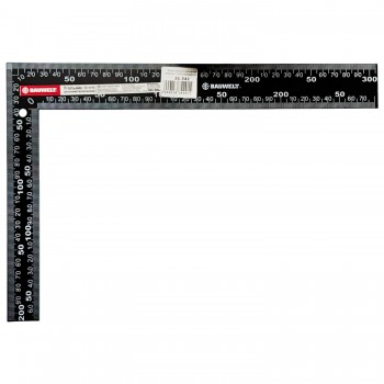 Угольник металлический BauWelt 200х300 мм, черный 00730-040300