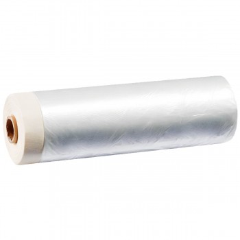 Peliculă protectoare PRIMAFLEX cu margine adezivă 1.8 m x 20 m, 7.5 mk