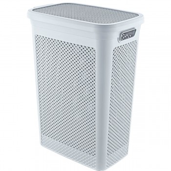 Корзина для белья Hobby Life Diamond Slim 48 л, 28.3х44.5х59.2 см, полипропилен (арт. 08-1038)