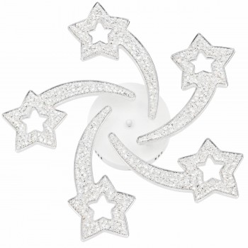 Lustră LED de tavan cu 5 stele, albă, 127-004-5 WH