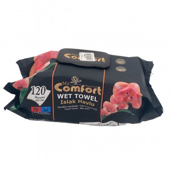 Șervețele umede My Comfort Premium 120 bucăți, cu miros de orhidee