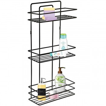 Полка для ванной Perilla 3 яруса, металлическая, черная, 110x270x550 мм (Арт. 71308)