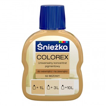 Колер Sniezka COLOREX бежевый №62 0,1 л