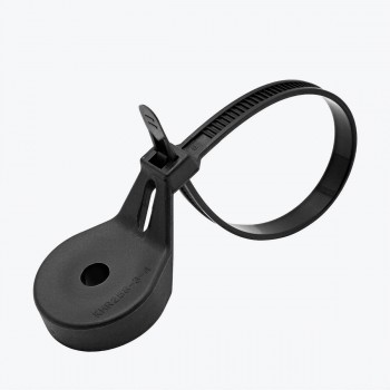 Хомут кабельный с монтажным основанием под винт М6 PANLIGHT PL-TBS6/180BK, 6х180 мм, черный, нейлоновый, 50 шт.