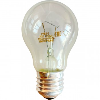Bec incandescent Philips A55 75 W 935 lm E27 pară 230 V transparent