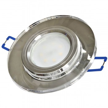 Встраиваемый светильник из стекла PANLIGHT PL-37CH G5.3, макс. 50 Вт, 12/230 В, MR16, IP20