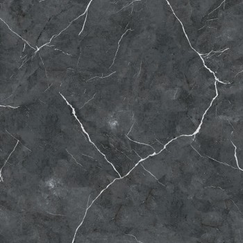 Gresie ceramică pentru podea SERAMIKSAN Eros Black negru lucios 50x50 cm, 8 mm