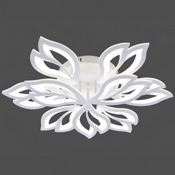 Lustră LED pentru tavan, 9 abajururi, albă 26158/6+3 White