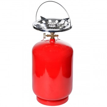 Butelie de gaz 12 L cu arzător pentru camping, turism și vilă