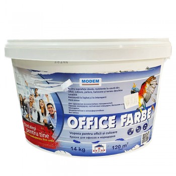 Краска водно-дисперсионная для офисов и коридоров Modem Office Farbe 14 кг