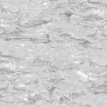 Tapet vinil pe bază de flizelină BelVinil Ontario 0534-21, gri, model abstract cu efect de marmură, 1,06 x 10 m