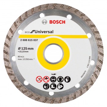 Disc diamantat turbo Bosch ECO Universal Turbo 125 x 22.23 mm 2608615037