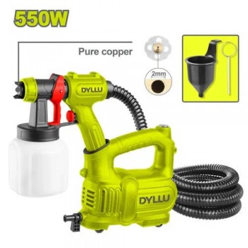 Pulverizator electric de vopsea DYLLU DTEG2A26, 550 W, rezervor 800 ml, debit 430 ml/min
