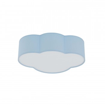 Люстра потолочная TK Lighting Cloud Mini 6074, 2 х E27 до 15 Вт, IP20, 41х31х13 см, синий