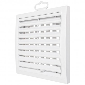 Grilă de ventilație ERA 1515RRP 150х150 mm, din plastic, albă