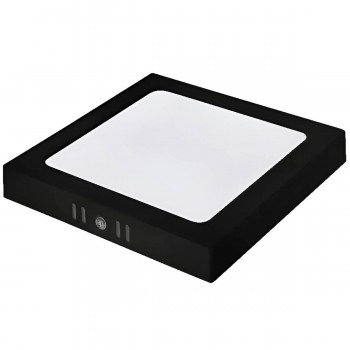 Plafonieră LED aplicată Horoz Electric SELENA-12 12 W 3CCT 1050 lm IP20 neagră