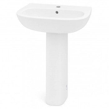 Раковина с пьедесталом FARO 600x430 мм, белая