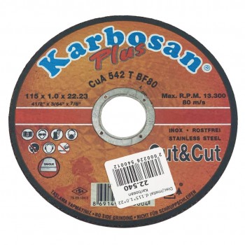 Disc de debitare pentru metal (125x22.2 mm) Karbosan Plus 910500