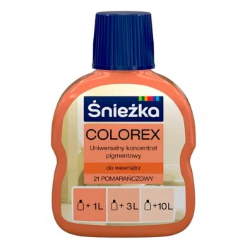 Coler Sniezka COLOREX portocaliu №21 0,1 l