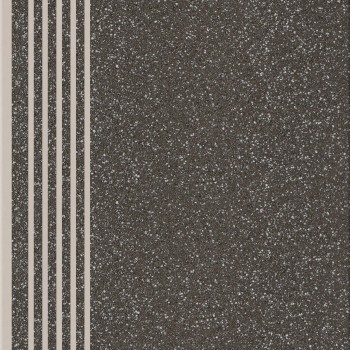 Gresie porțelanată pentru podea Cersanit Milton Steps Grafit antracit 298x598 mm PEI 4