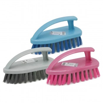 Perie manuală de curățare Zambak ZP-145, peri duri, din plastic, pentru covor și baie