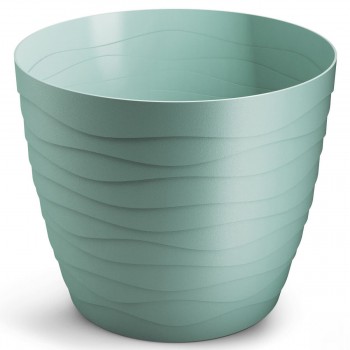 Кашпо для цветов Don-Plast Teo DTEO15, d.150х127 мм, пластиковое, мятный