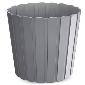 Горшок для цветов Prosperplast Boardee Basic DDE200-405U 3.9 л, 19.9х17.9 см, пластиковый, серый